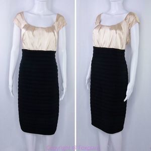 NWT London Times Sheath‎ short sleeve, scoop neck dress, 16W